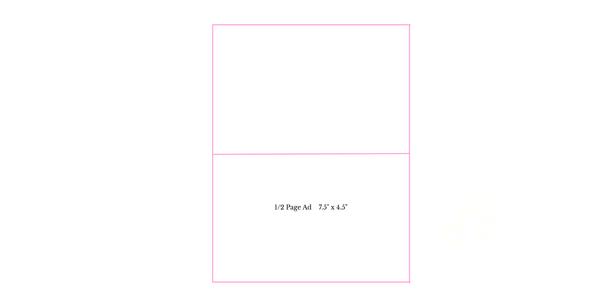 Half Page Souvenir Ad ($200)